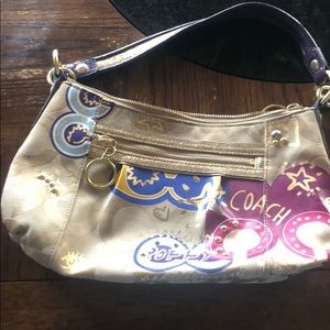 Vintage Poppy Coach Purse